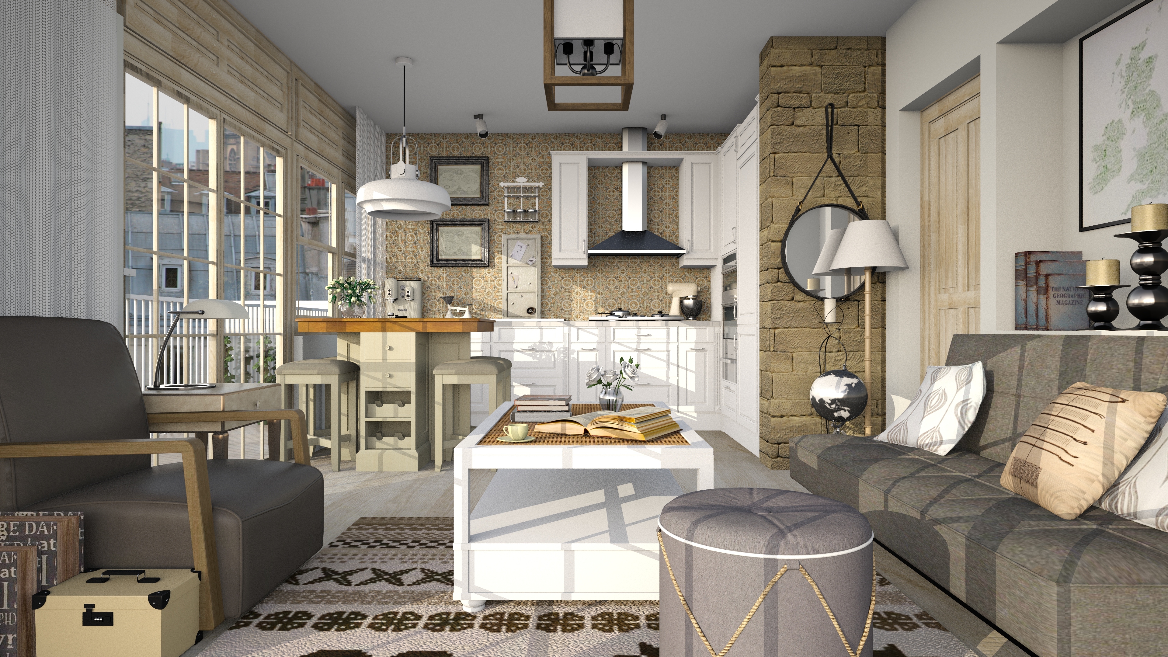 small town apartment