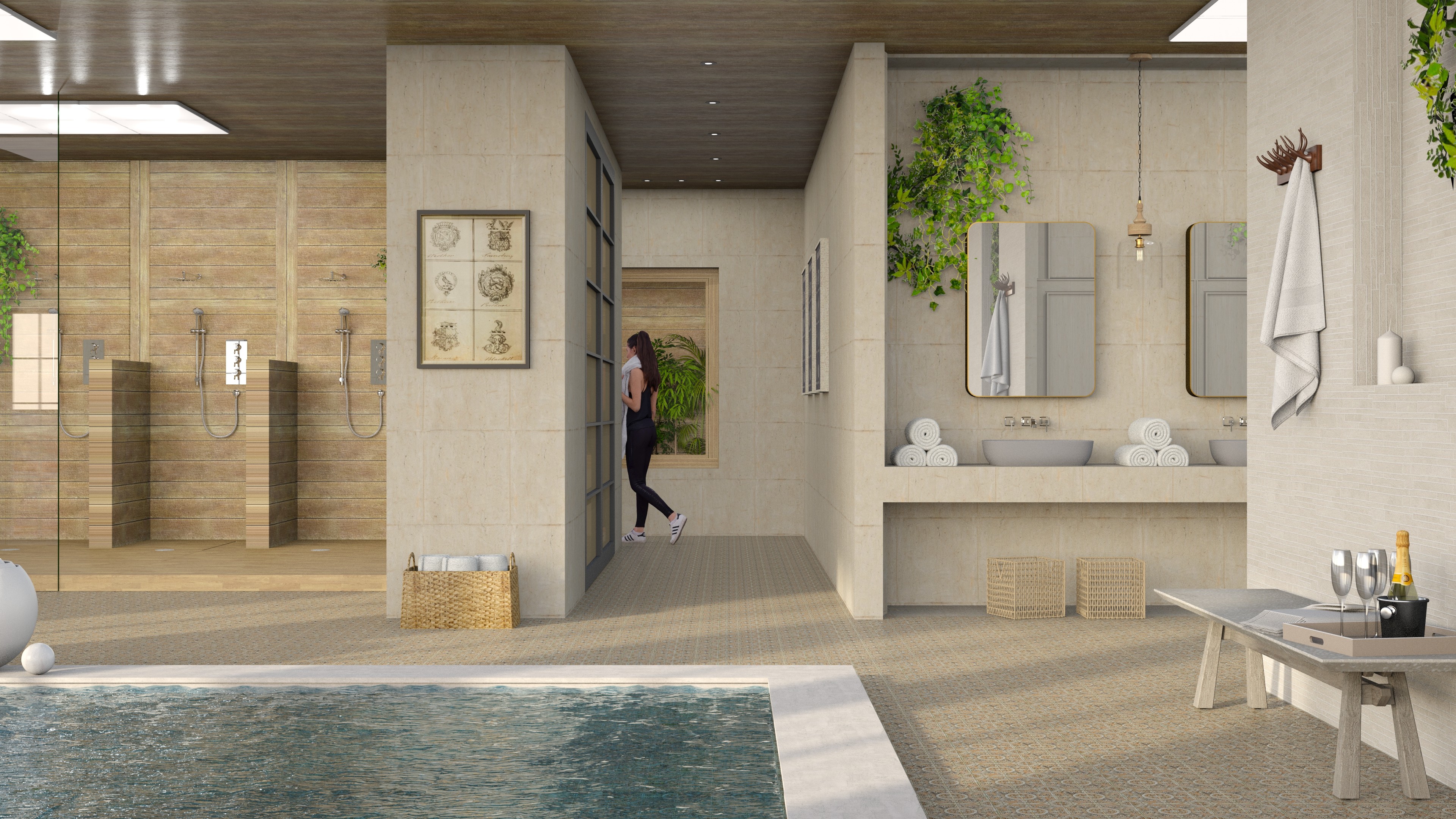 Deluxe changing room