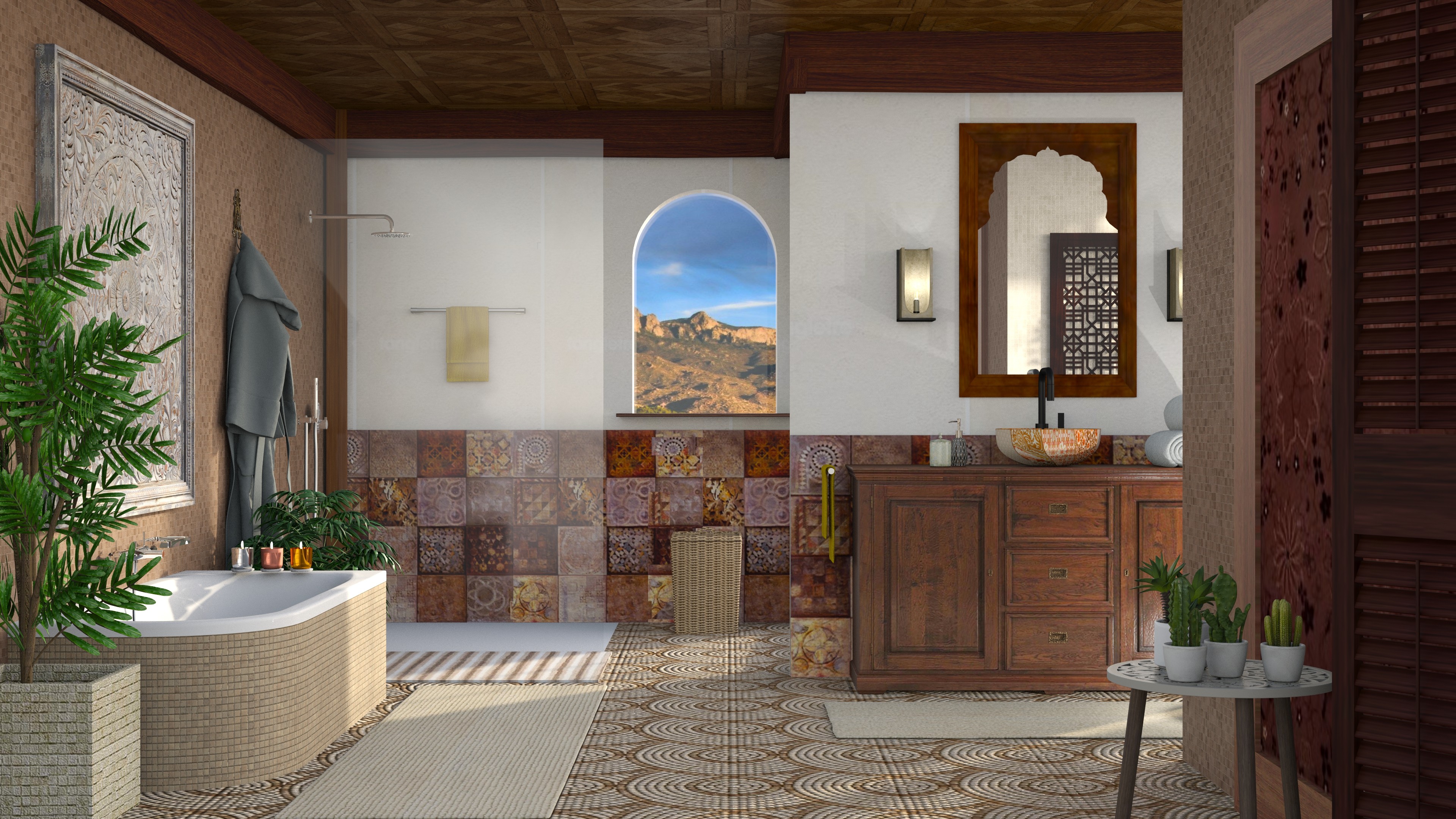 mexican bathroom