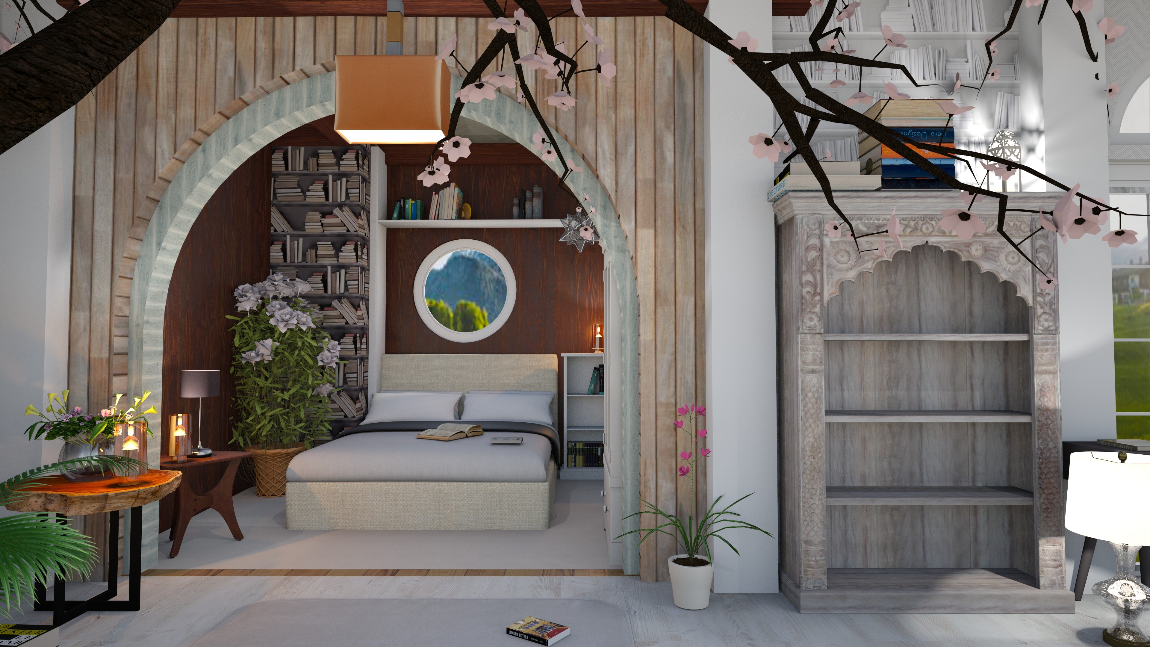 Book collector bedroom