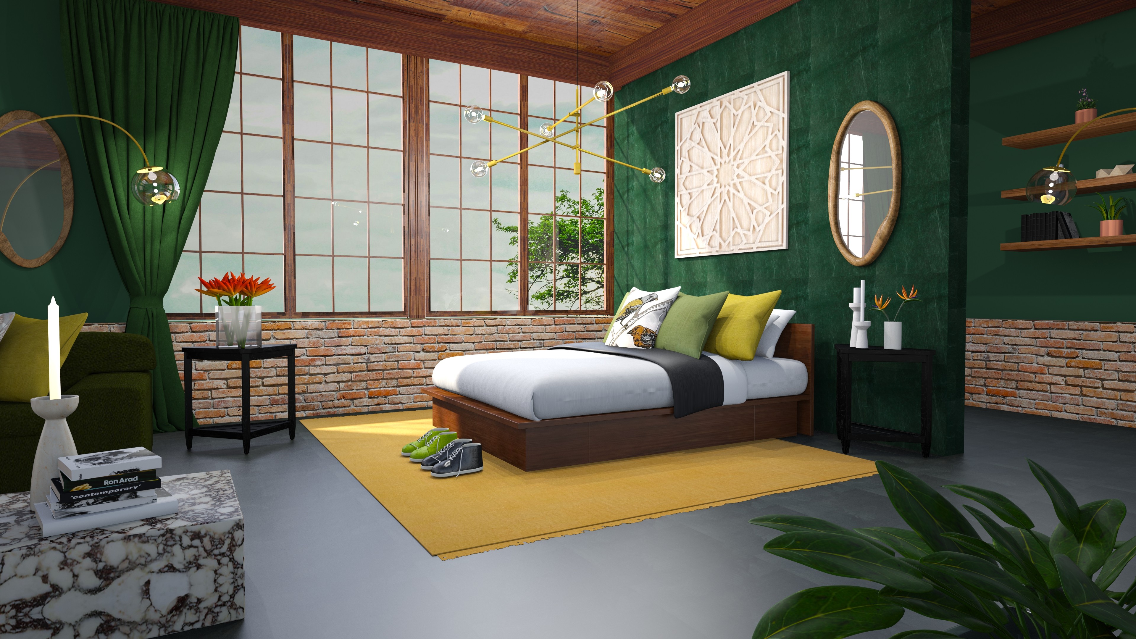 Yellow and Green