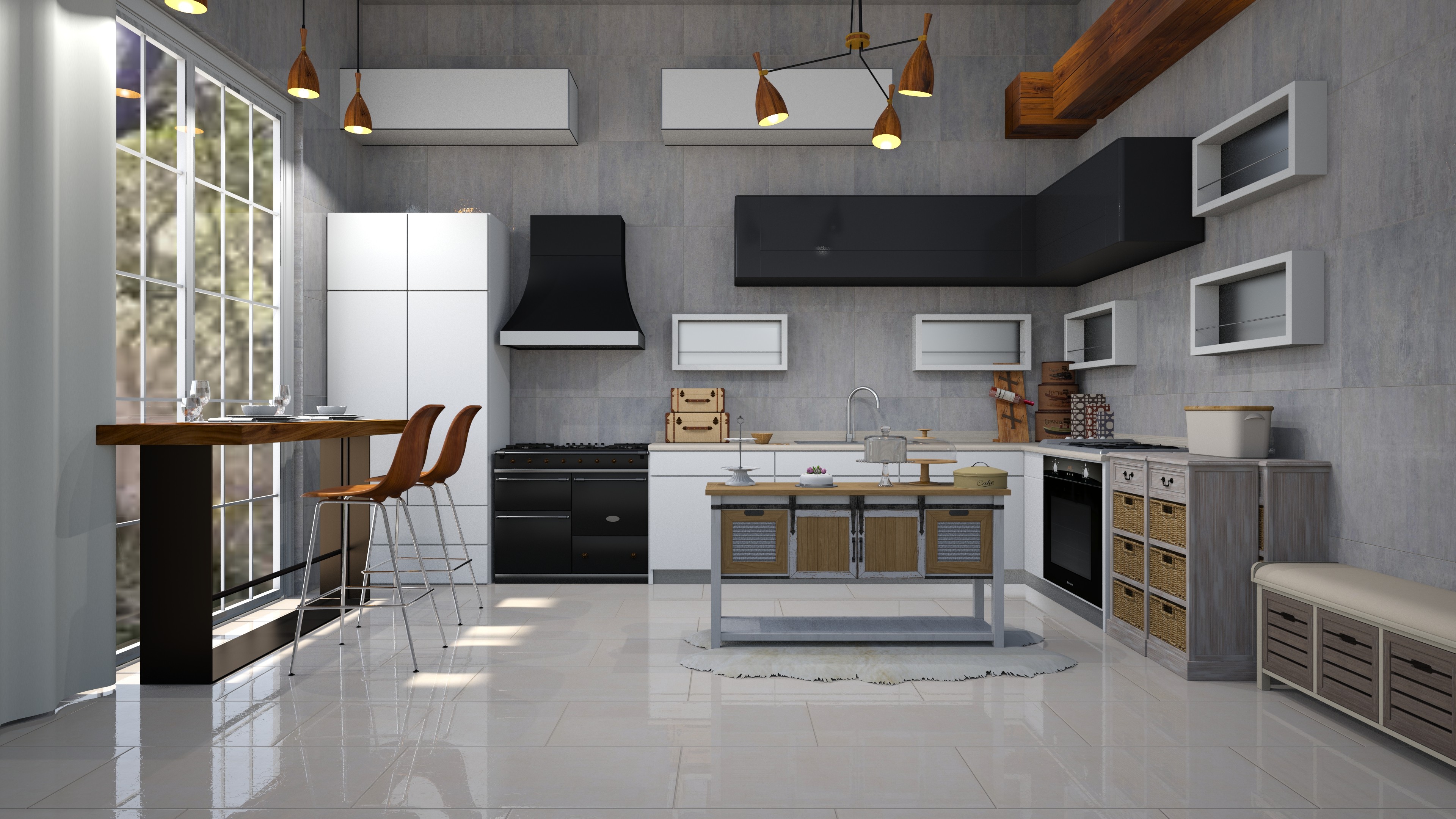 Wood Kitchen