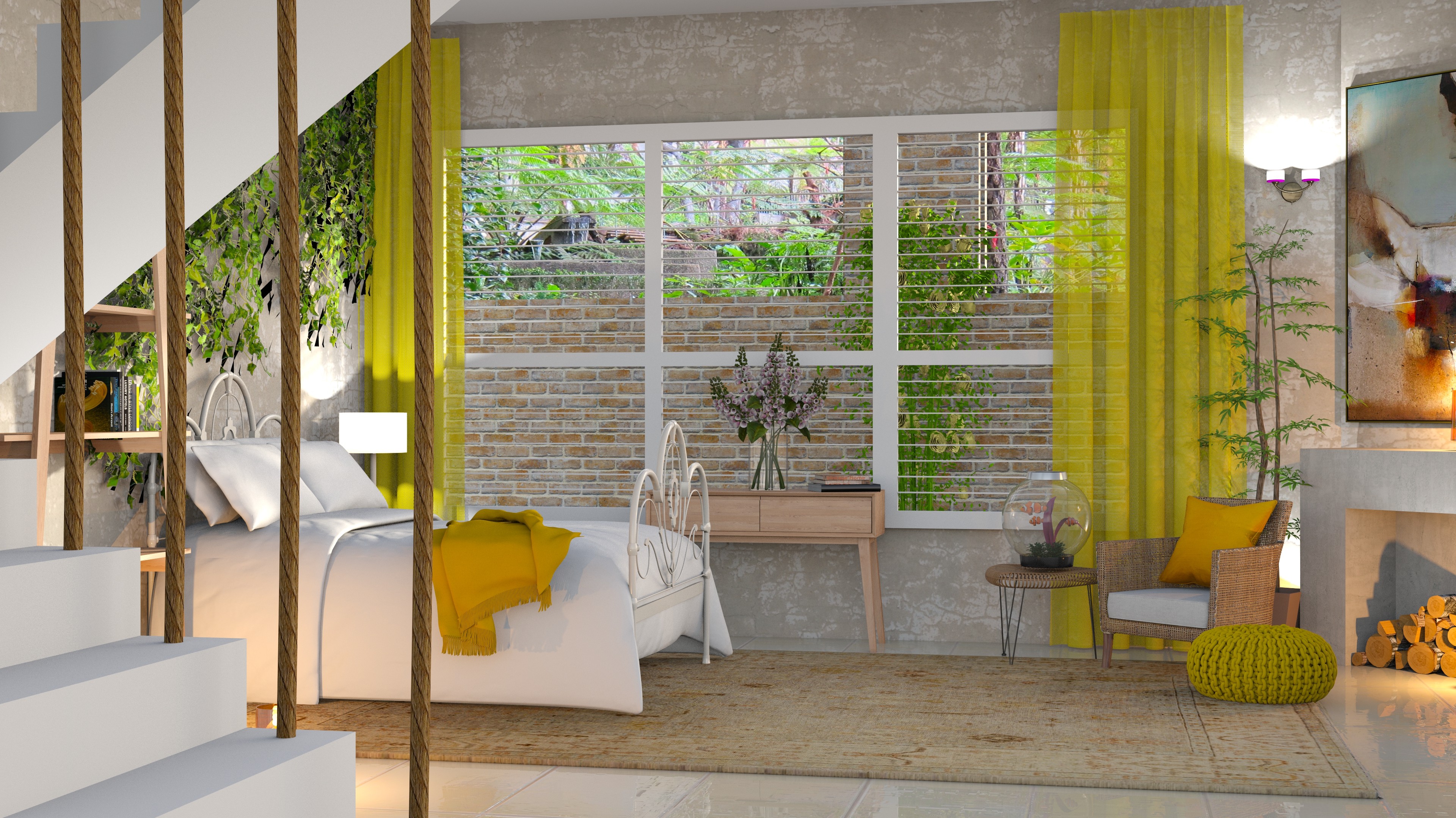 Basement Guest Room