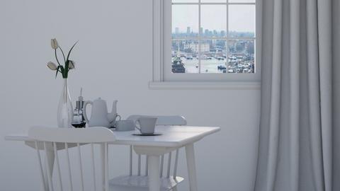 Weiss - Minimal - Dining room  - by HenkRetro1960