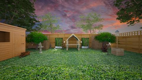 Sunset Yard - Garden  - by wvrspence