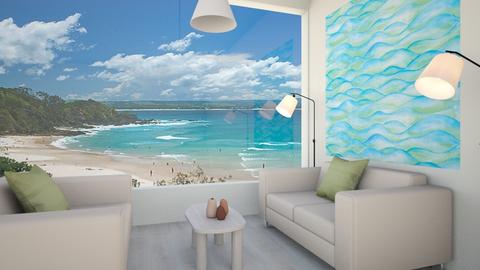 beach waves - Living room  - by Phospective