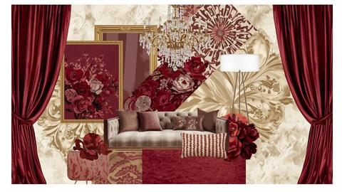 Maximalist Crimson - by marleydesigns