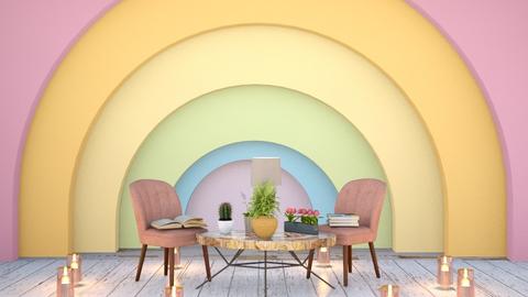 Rainbow Room - Vintage - Living room  - by deleted_1619766550_Pheebs09