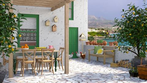 Malaga - Garden  - by gretaponte
