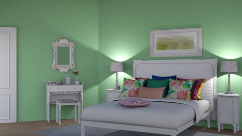 Colorful bedroom - Bedroom  - by nat mi