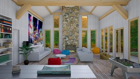 Barn Hostel Common - Living room  - by yonvie