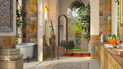 Mexican bathroom - by BibiMarton