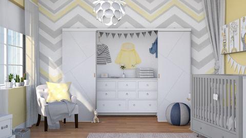 Yellow Nursery - Kids room  - by ArtHousedeco