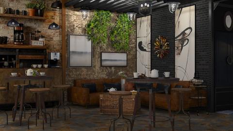 Industrial Coffee Bar - by milyca8
