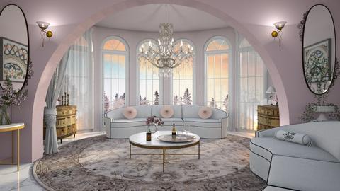 Curved - Living room  - by milyca8