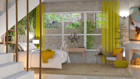 Basement Guest Room - by Ally Carmody