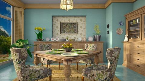  Remix_Spring - Vintage - Dining room  - by ZsuzsannaCs