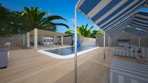 piscina a rayas - by ygalindo