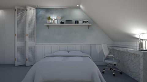 Attic Bedroom - Modern - Bedroom  - by yellowAri