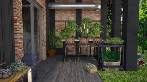 Industrial patio - Garden  - by Thrud45