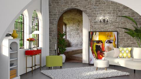 Curved walls - Modern - Living room  - by barnigondi