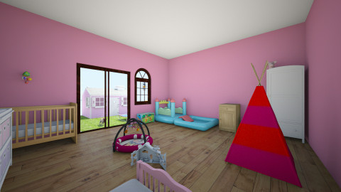 kid room and outside area - Modern - Kids room  - by Hailey L Huls