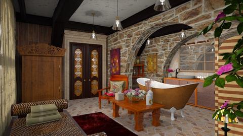 Tuscany teak  - Bathroom  - by Mormbly 