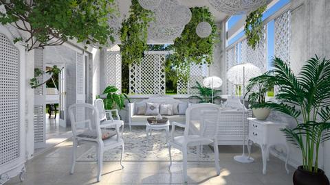 Royal porch  - by Ida Dzanovic