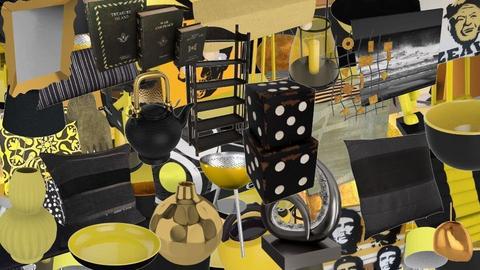 Gold and black - by marleydesigns