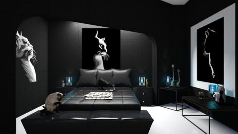 Maximalist Bedroom - by kmowsley