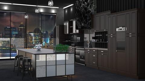 Kitchen Black - by yonvie