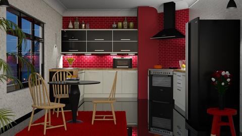 S_Colorful Kitchen - Kitchen  - by Shajia 