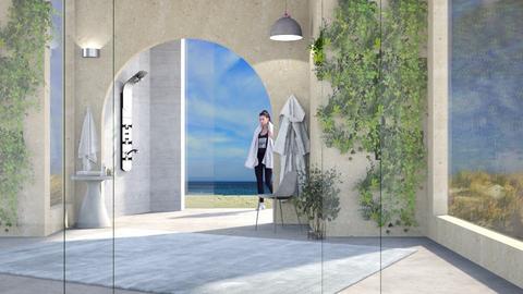 Modern In Out Shower - by Ally Carmody