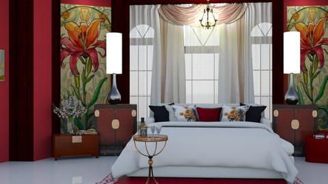 Whiskey and Lillies - Bedroom  - by Lindy_Designs