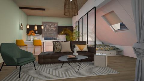 Attic room - Living room  - by Mhdj