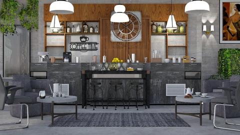Modern coffee bar - by milyca8