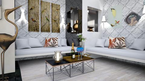 S L I M Living - Living room  - by Lindy_Designs