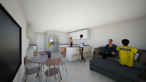 View from front door - Minimal - Living room  - by ApartmentNew