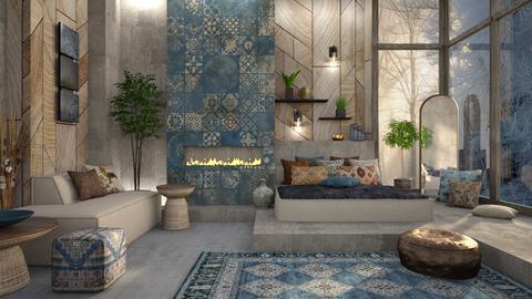 Cushioned bedroom - by Vita17