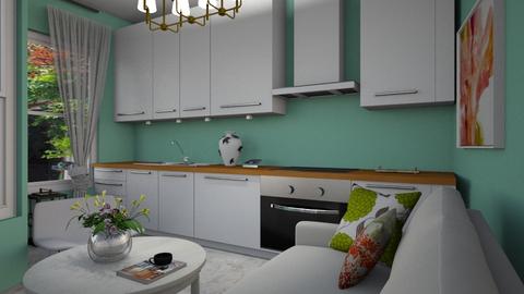 Springtime Kitchen - Kitchen  - by rechnaya