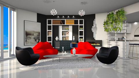 R E M I X - Eclectic - Living room  - by ZsuzsannaCs