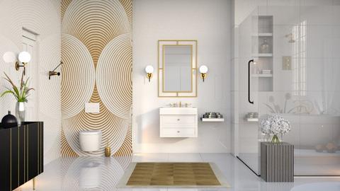 op art bathroom - by Lo89