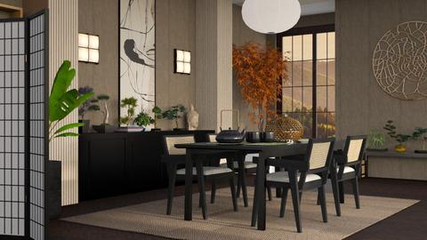 bonsai collection - Dining room  - by AnVie