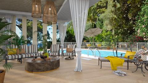 Striped pool - by AndreaLivingStyle
