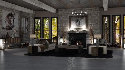 MODERN RUSTIC - Rustic - Living room  - by RS Designs