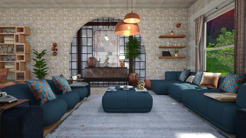 Cozy Modular Patterns - Living room  - by bluedolphin12