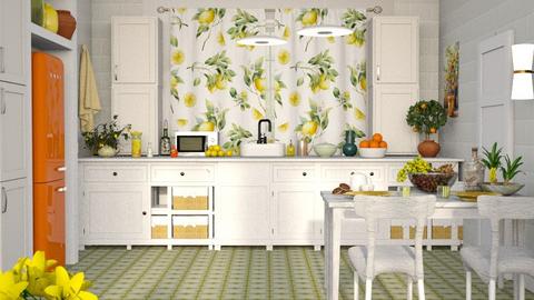 Citrus kitchen _4 - Kitchen  - by milyca8