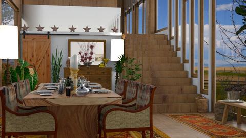 Modern Farmhouse Dining - Dining room  - by camilla_saurus