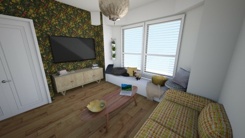 B - Retro - Living room  - by popustyler101