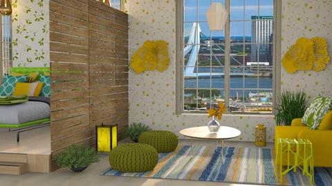 yellow green studio - by Moonpearl